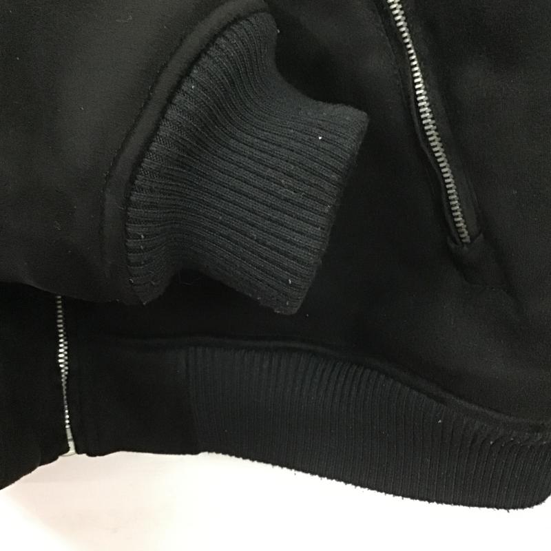 ザラ ZARA ジャケット、上着 ジャンパー、ブルゾン ジップアップジャケット アウター ボアジャケット M 無地 黒 / ブラック / black メンズ USED 古着 中古 10160273