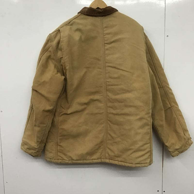 カーハート Carhartt ジャケット、上着 ジャンパー、ブルゾン カジュアルジャケット アウター カラージャケット 42 ロゴ、文字 ベージュ / ベージュ / beige メンズ USED 古着 中古 10160274