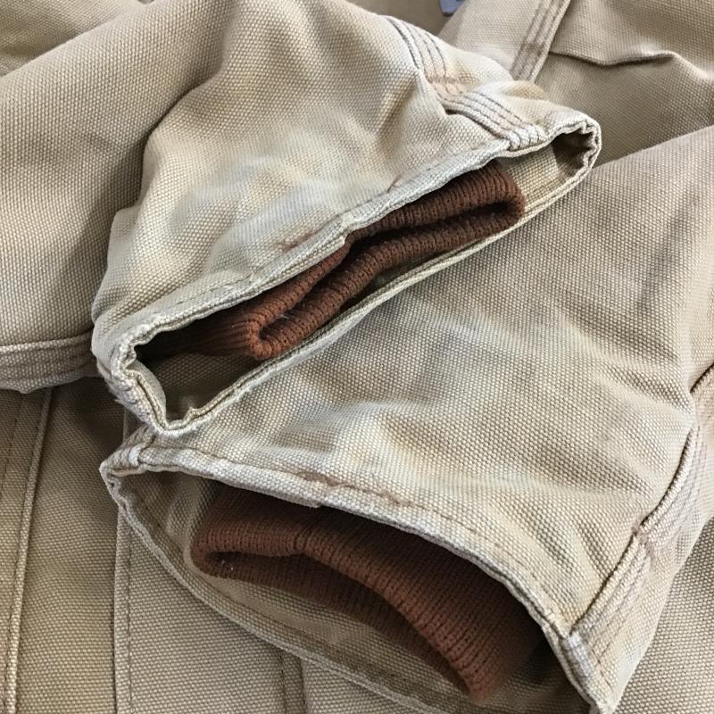 カーハート Carhartt ジャケット、上着 ジャンパー、ブルゾン カジュアルジャケット アウター カラージャケット 42 ロゴ、文字 ベージュ / ベージュ / beige メンズ USED 古着 中古 10160274