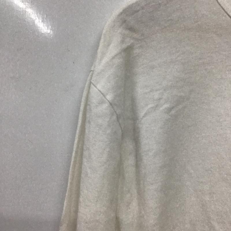 プレイコムデギャルソン PLAY COMME des GARCONS カットソー 長袖 長袖カットソー プリントカットソー クルーネック XXL ロゴ、文字 白 / ホワイト / white メンズ USED 古着 中古 10160279