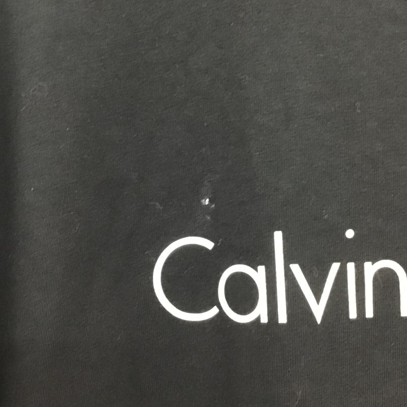 カルヴァン クライン ジーンズ Calvin Klein Jeans Tシャツ 半袖 半袖カットソー プリントTシャツ クルーネックカットソー L ロゴ、文字 黒 / ブラック / black メンズ USED 古着 中古 10160280