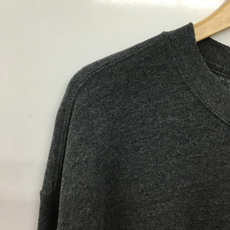 古着 USED トレーナー 長袖 長袖トレーナー スウェット クルーネック プルオーバー XL プリント ダークグレー / ダークグレー / メンズ USED 古着 中古 10160281