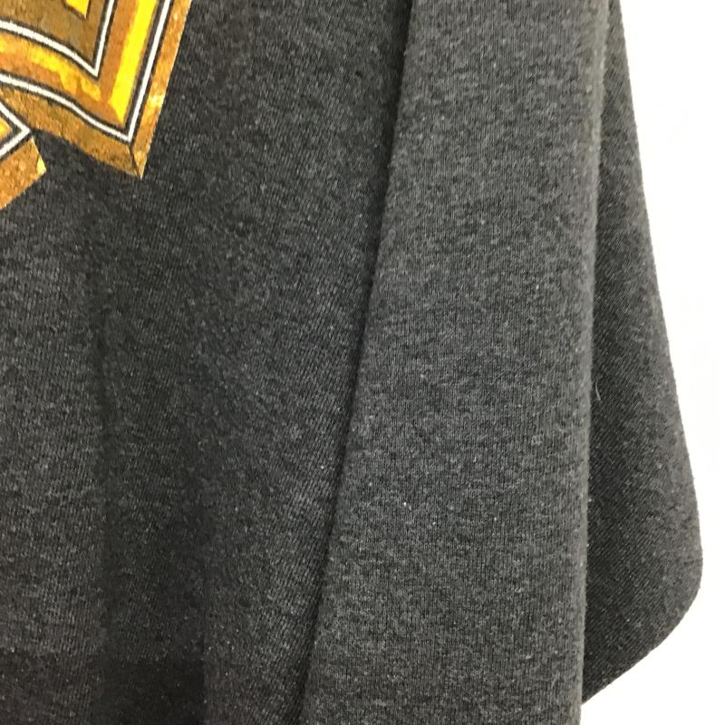 古着 USED トレーナー 長袖 長袖トレーナー スウェット クルーネック プルオーバー XL プリント ダークグレー / ダークグレー / メンズ USED 古着 中古 10160281