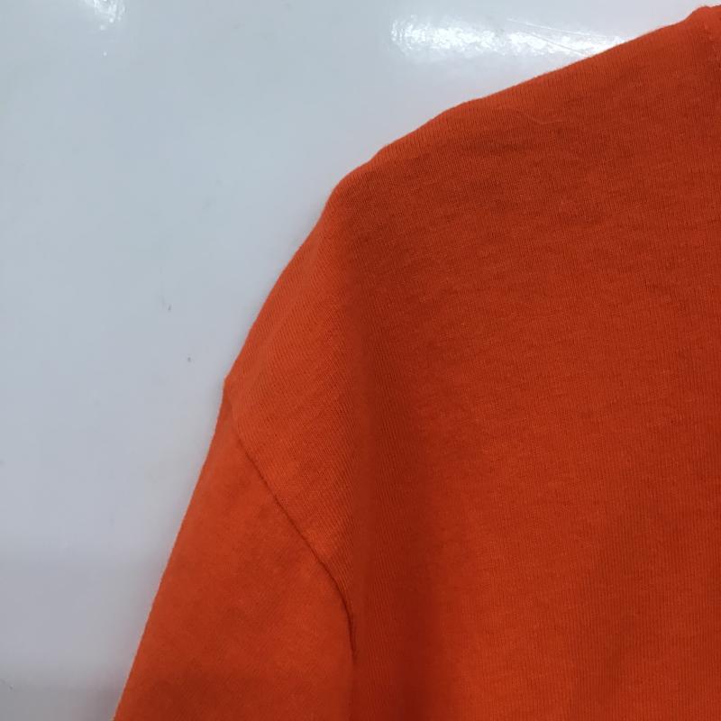 ジャージーズ JERZEES Tシャツ 半袖 半袖カットソー プリントTシャツ クルーネックカットソー M プリント 橙 / オレンジ / orange メンズ USED 古着 中古 10160282