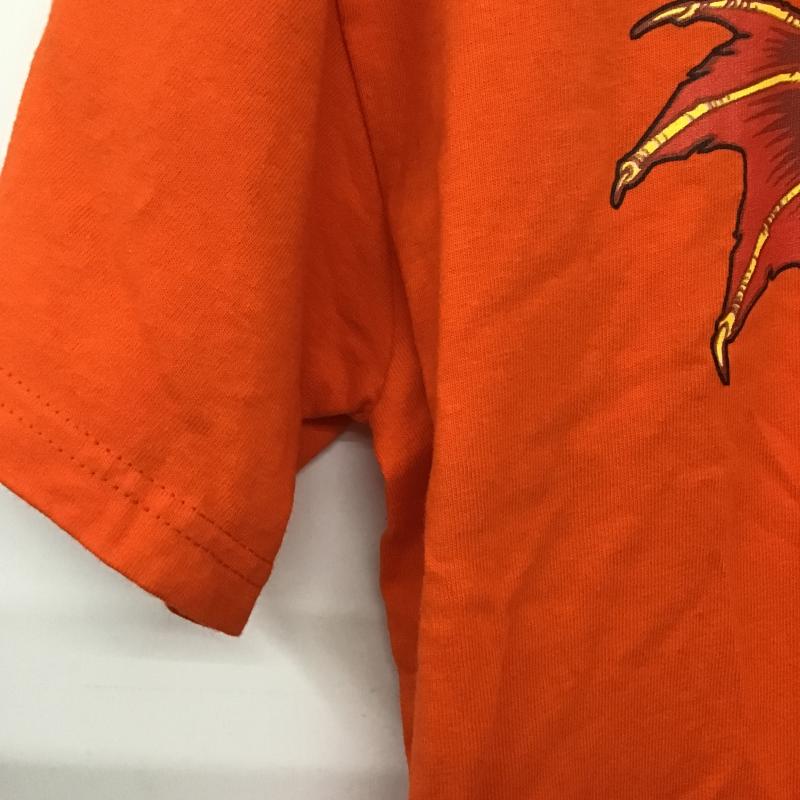 ジャージーズ JERZEES Tシャツ 半袖 半袖カットソー プリントTシャツ クルーネックカットソー M プリント 橙 / オレンジ / orange メンズ USED 古着 中古 10160282