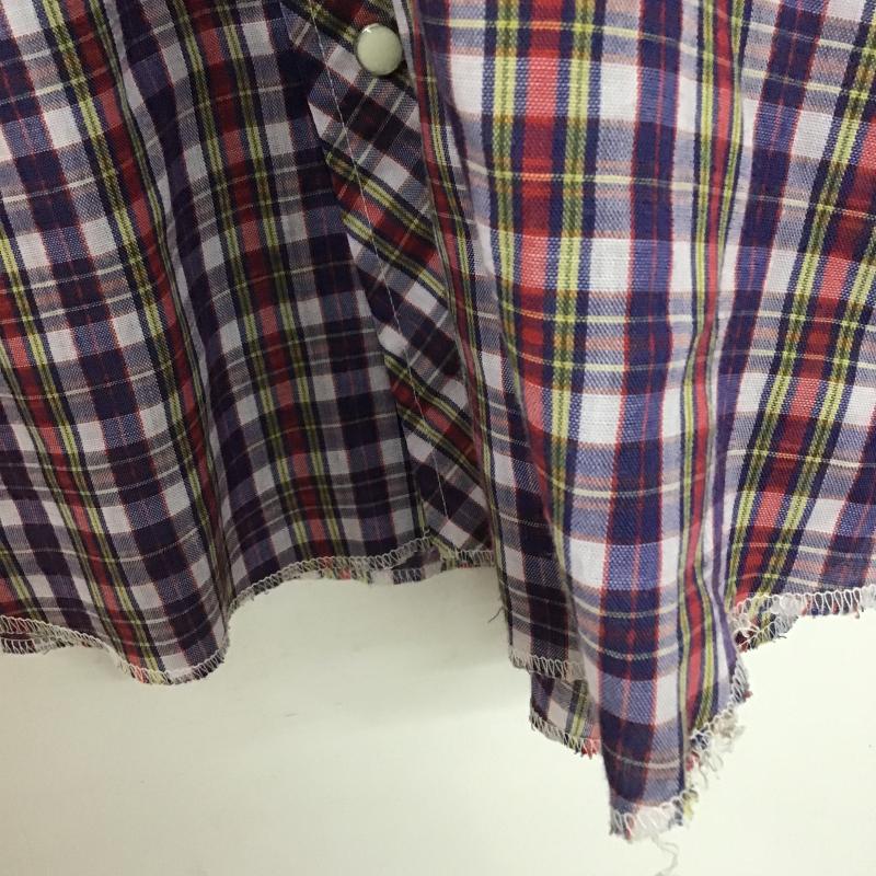 ラングラー Wrangler シャツ、ブラウス 長袖 長袖シャツ チェックシャツ カラーシャツ L チェック マルチカラー / マルチカラー / multicolor メンズ USED 古着 中古 10160286