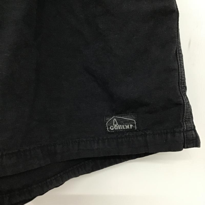 ゴーヘンプ GOHEMP パンツ ショートパンツ ショートパンツ ハーフパンツ カジュアルパンツ L 無地 ダークグレー / ダークグレー / メンズ USED 古着 中古 10160287