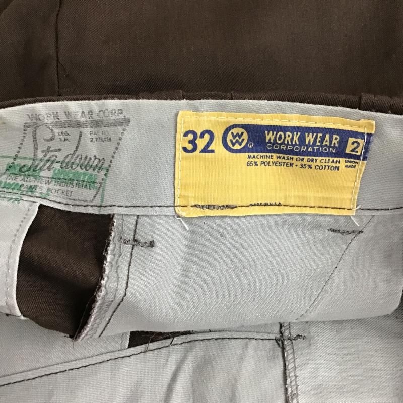 古着 USED パンツ チノパン チノパン ワイドパンツ カジュアルパンツ 古着 sta down 32インチ 無地 茶 / ブラウン / brown メンズ USED 古着 中古 10160289