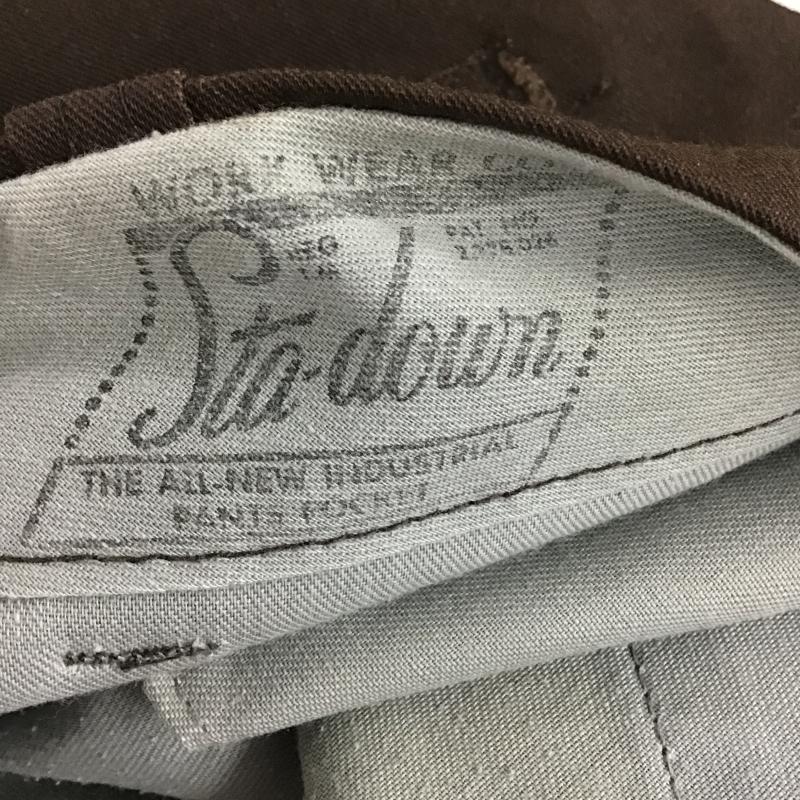 古着 USED パンツ チノパン チノパン ワイドパンツ カジュアルパンツ 古着 sta down 32インチ 無地 茶 / ブラウン / brown メンズ USED 古着 中古 10160289