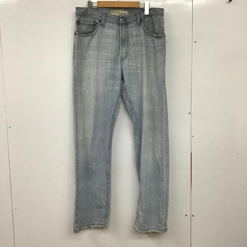 リーバイストラウスアンドコー Levi Strauss & co. パンツ デニム、ジーンズ デニムパンツ ワイドパンツ カジュアルパンツ 32インチ 無地 インディゴ / インディゴ / Indigo メンズ USED 古着 中古 10160291