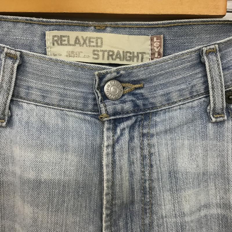 リーバイストラウスアンドコー Levi Strauss & co. パンツ デニム、ジーンズ デニムパンツ ワイドパンツ カジュアルパンツ 32インチ 無地 インディゴ / インディゴ / Indigo メンズ USED 古着 中古 10160291