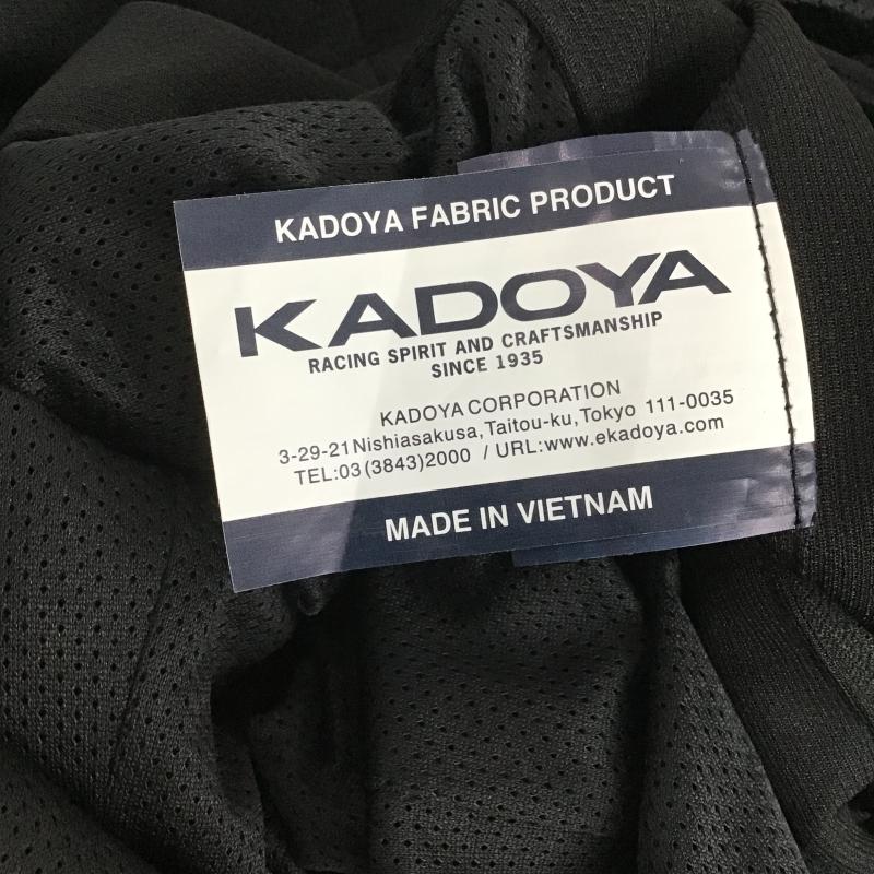 カドヤ KADOYA ジャケット、上着 ジャンパー、ブルゾン ジップアップジャケット ライダースジャケット アウター L ロゴ、文字 黒 / ブラック / black メンズ USED 古着 中古 10160293