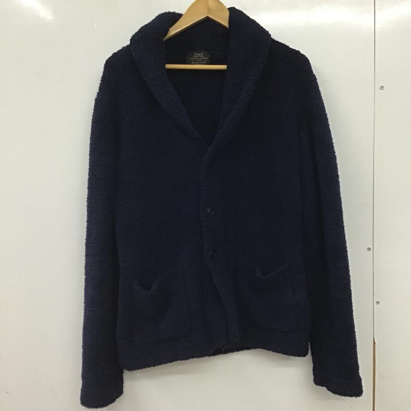 ユナイテッドアローズ UNITED ARROWS カーディガン 長袖 長袖カーディガン 前ボタン ニットカーディガン S 無地 紺 / ネイビー / navy メンズ USED 古着 中古 10160295
