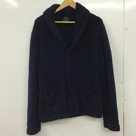 ユナイテッドアローズ UNITED ARROWS カーディガン 長袖 長袖カーディガン 前ボタン ニットカーディガン S 無地 紺 / ネイビー / navy メンズ USED 古着 中古 10160295