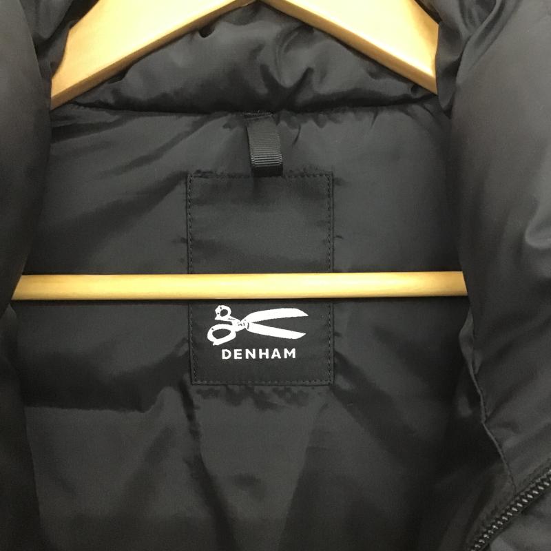 デンハム DENHAM ベスト ベスト ダウンベスト ジップアップベスト S ロゴ、文字 黒 / ブラック / black メンズ USED 古着 中古 10160296
