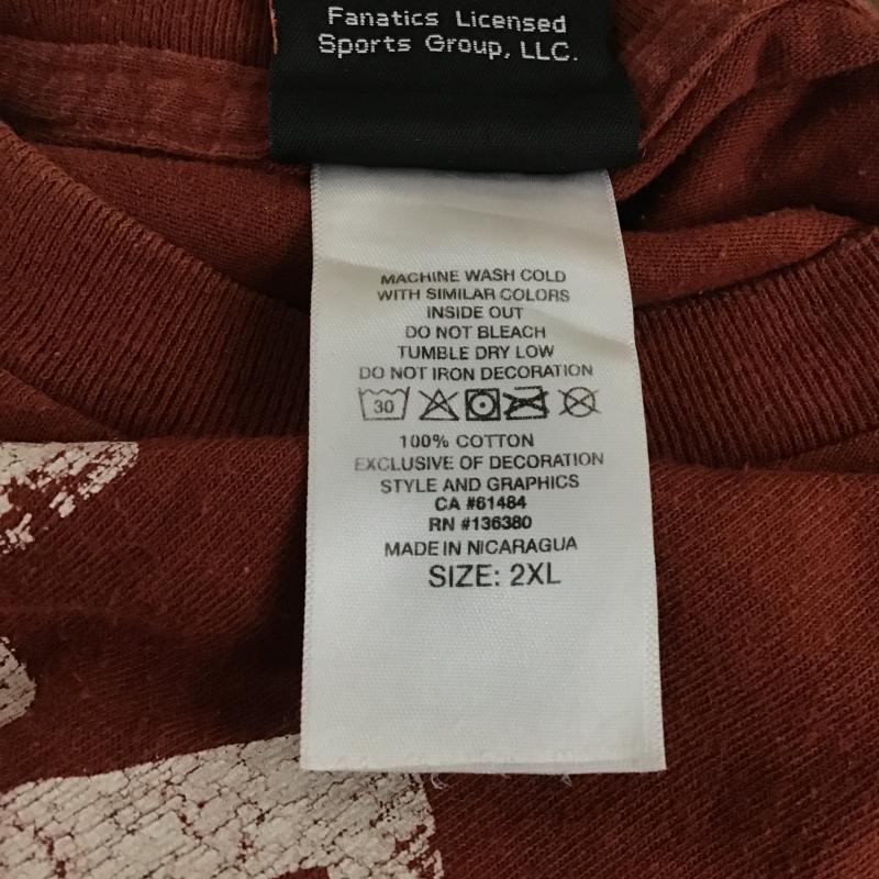 ハーレーダビッドソン Harley-Davidson Tシャツ 半袖 半袖カットソー プリントTシャツ クルーネックカットソー XXL ロゴ、文字 えんじ / ワインレッド / dark red メンズ USED 古着 中古 10160302