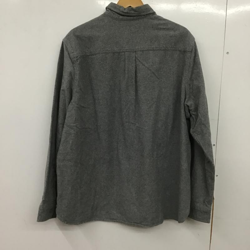 エディーバウアー Eddie Bauer シャツ、ブラウス 長袖 長袖シャツ 無地シャツ カラーシャツ XL 無地 灰 / グレー / gray メンズ USED 古着 中古 10160305