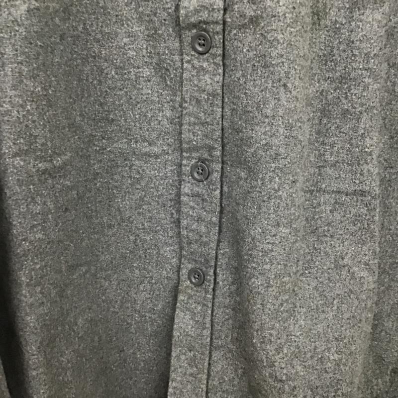エディーバウアー Eddie Bauer シャツ、ブラウス 長袖 長袖シャツ 無地シャツ カラーシャツ XL 無地 灰 / グレー / gray メンズ USED 古着 中古 10160305