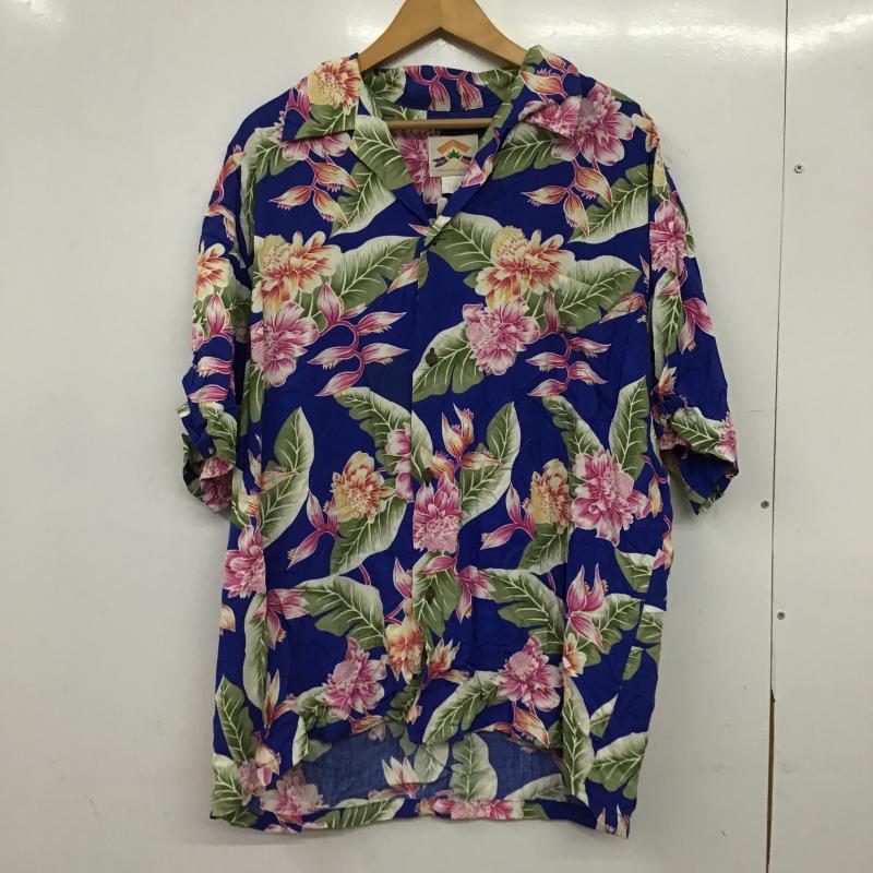 パイナップルジュース PINEAPPLE JUICE シャツ、ブラウス 半袖 半袖シャツ プリントシャツ ポケットシャツ L プリント マルチカラー / マルチカラー / multicolor メンズ USED 古着 中古 10160306