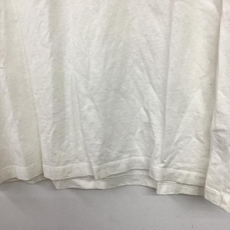 ニコアンド niko and... Tシャツ 半袖 半袖カットソー プリントTシャツ クルーネックカットソー M ロゴ、文字 白 / ホワイト / white メンズ USED 古着 中古 10160308
