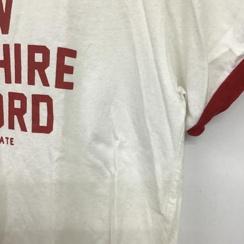 ニコアンド niko and... Tシャツ 半袖 半袖カットソー プリントTシャツ クルーネックカットソー M ロゴ、文字 白 / ホワイト / white メンズ USED 古着 中古 10160308