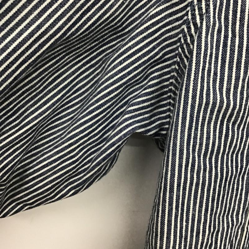 リーバイス Levi s シャツ、ブラウス 長袖 長袖シャツ ストライプシャツ カラーシャツ XL ストライプ 白 / ホワイト / white X インディゴ / インディゴ / Indigo メンズ USED 古着 中古 10160309