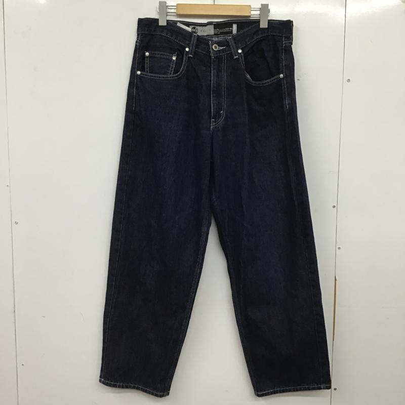 リーバイストラウスアンドコー Levi Strauss & co. パンツ デニム、ジーンズ デニムパンツ ワイドパンツ カジュアルパンツ 32インチ 無地 インディゴ / インディゴ / Indigo メンズ USED 古着 中古 10160311