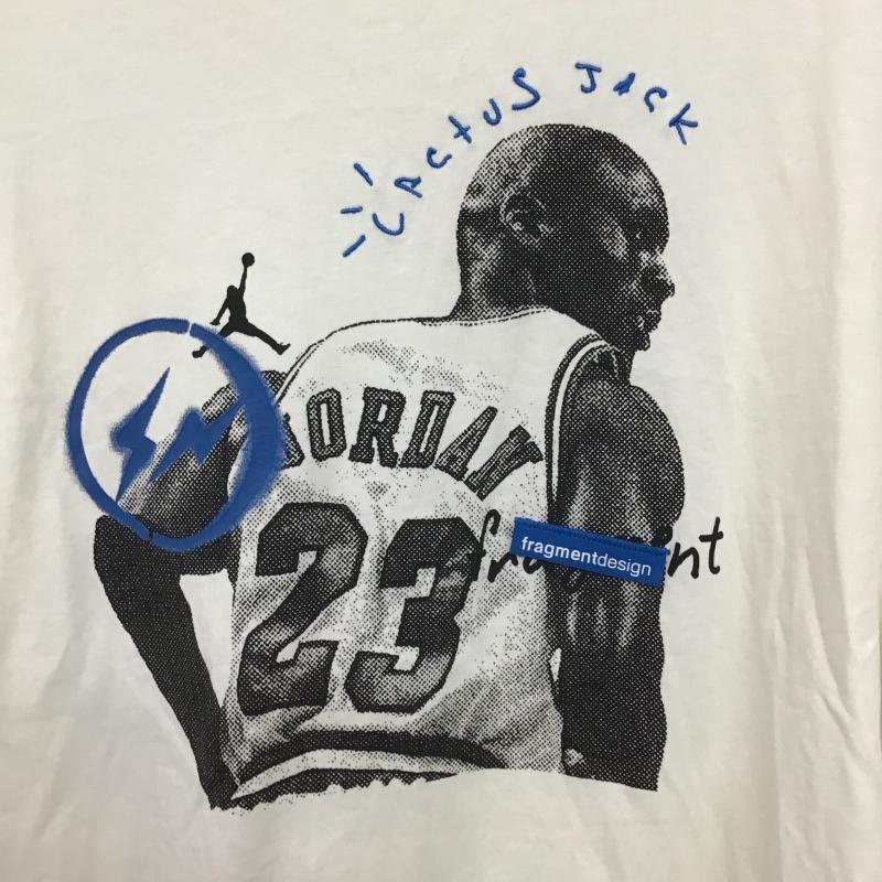エアジョーダン AIR JORDAN Tシャツ 半袖 半袖カットソー プリントTシャツ クルーネックカットソー XL プリント アイボリー / アイボリー / メンズ USED 古着 中古 10160312