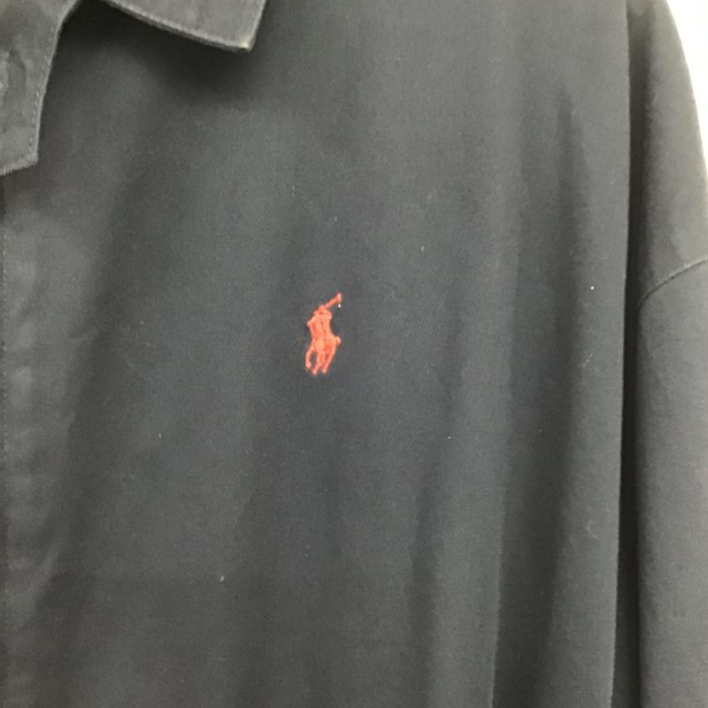ポロバイラルフローレン Polo by RALPH LAUREN ジャケット、上着 ジャンパー、ブルゾン ジップアップジャケット アウター カラージャケット L ロゴ、文字 紺 / ネイビー / navy メンズ USED 古着 中古 10160317