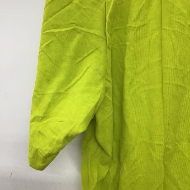 ナイキ NIKE Tシャツ 半袖 半袖カットソー プリントTシャツ クルーネックカットソー XXL プリント 黄緑 / イエローグリーン / メンズ USED 古着 中古 10160319