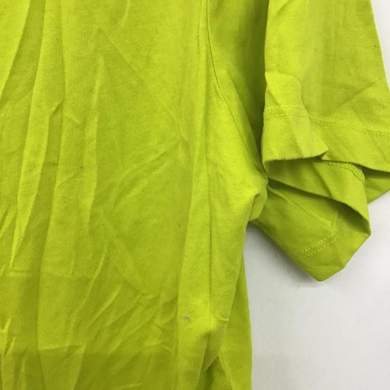 ナイキ NIKE Tシャツ 半袖 半袖カットソー プリントTシャツ クルーネックカットソー XXL プリント 黄緑 / イエローグリーン / メンズ USED 古着 中古 10160319