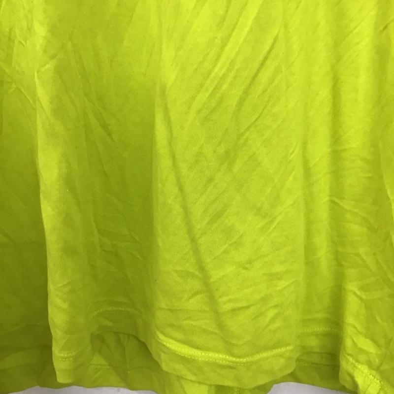 ナイキ NIKE Tシャツ 半袖 半袖カットソー プリントTシャツ クルーネックカットソー XXL プリント 黄緑 / イエローグリーン / メンズ USED 古着 中古 10160319