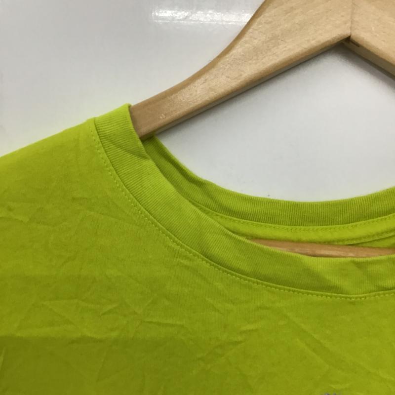 ナイキ NIKE Tシャツ 半袖 半袖カットソー プリントTシャツ クルーネックカットソー XXL プリント 黄緑 / イエローグリーン / メンズ USED 古着 中古 10160319