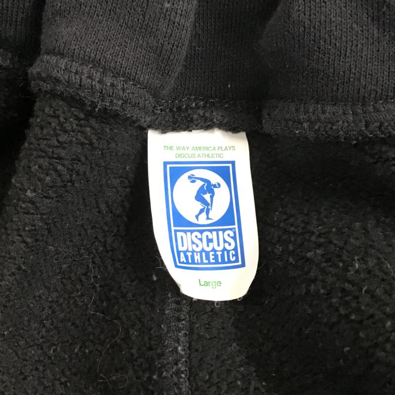 ディスカス DISCUS パンツ ワークパンツ、ペインターパンツ スウェットパンツ ワイドパンツ カジュアルパンツ カーゴパンツ L ロゴ、文字 ダークグレー / ダークグレー / メンズ USED 古着 中古 10160325