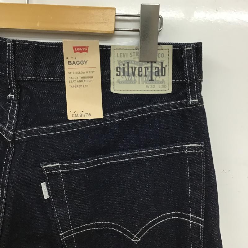 リーバイス Levi s パンツ デニム、ジーンズ デニムパンツ バギーパンツ ワイドパンツ 32インチ 無地 インディゴ / インディゴ / Indigo メンズ USED 古着 中古 10160326