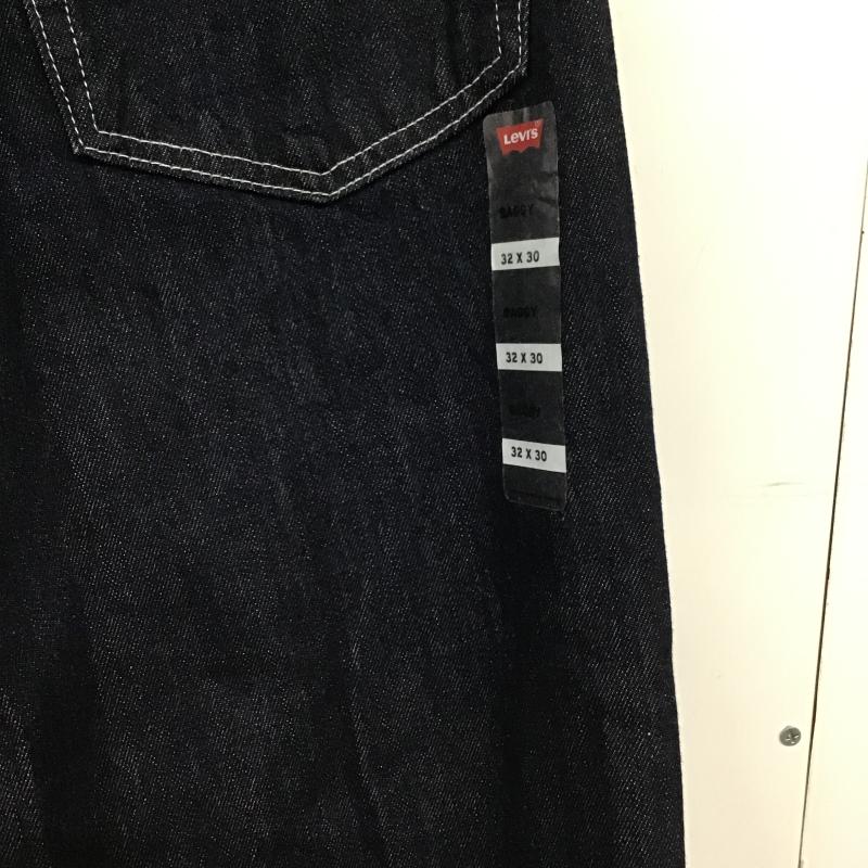 リーバイス Levi s パンツ デニム、ジーンズ デニムパンツ バギーパンツ ワイドパンツ 32インチ 無地 インディゴ / インディゴ / Indigo メンズ USED 古着 中古 10160326
