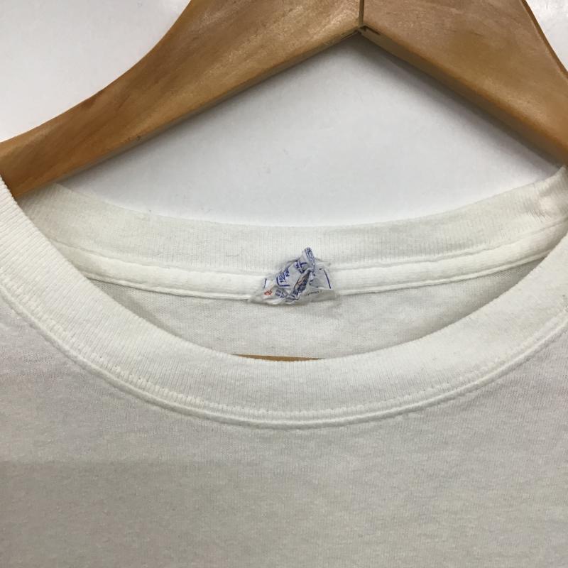 古着 USED Tシャツ 半袖 半袖カットソー プリントTシャツ クルーネックカットソー L プリント 白 / ホワイト / white メンズ USED 古着 中古 10160328