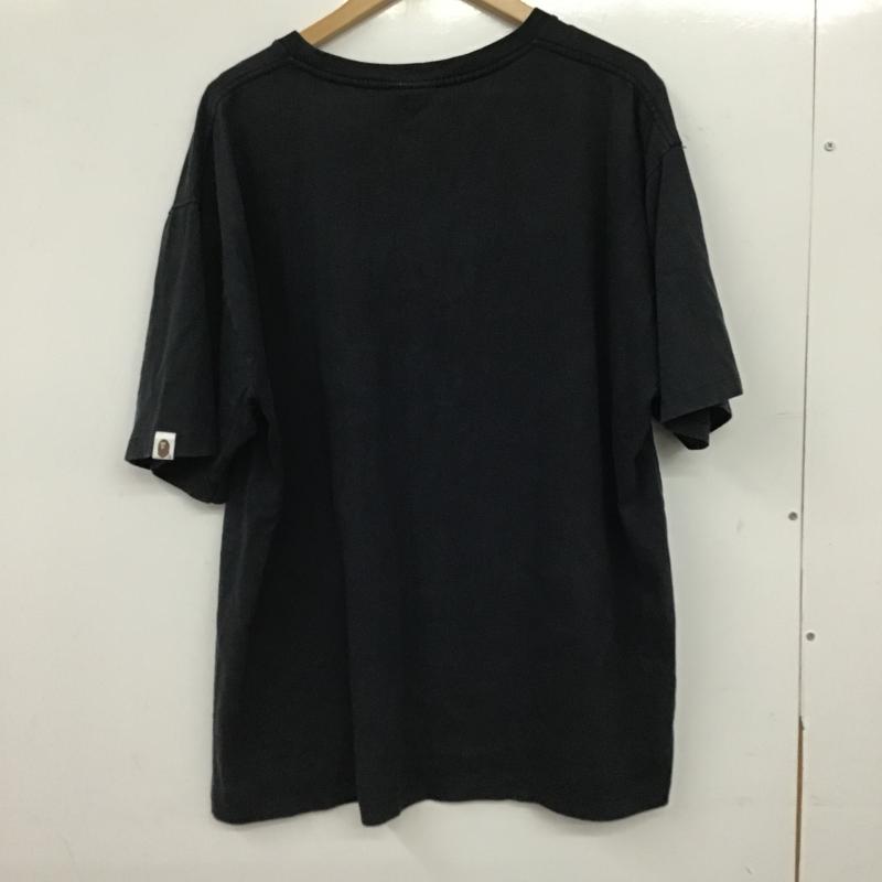 ベイプ BAPE Tシャツ 半袖 半袖カットソー プリントTシャツ クルーネックカットソー XXL プリント ダークグレー / ダークグレー / メンズ USED 古着 中古 10160330