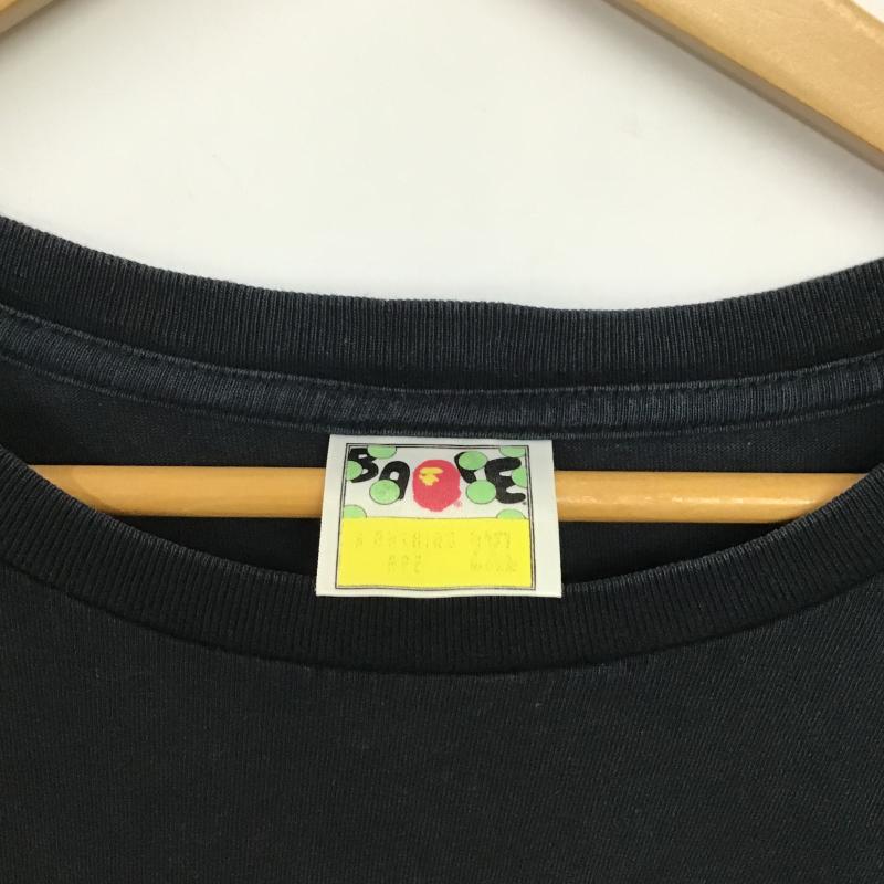 ベイプ BAPE Tシャツ 半袖 半袖カットソー プリントTシャツ クルーネックカットソー XXL プリント ダークグレー / ダークグレー / メンズ USED 古着 中古 10160330