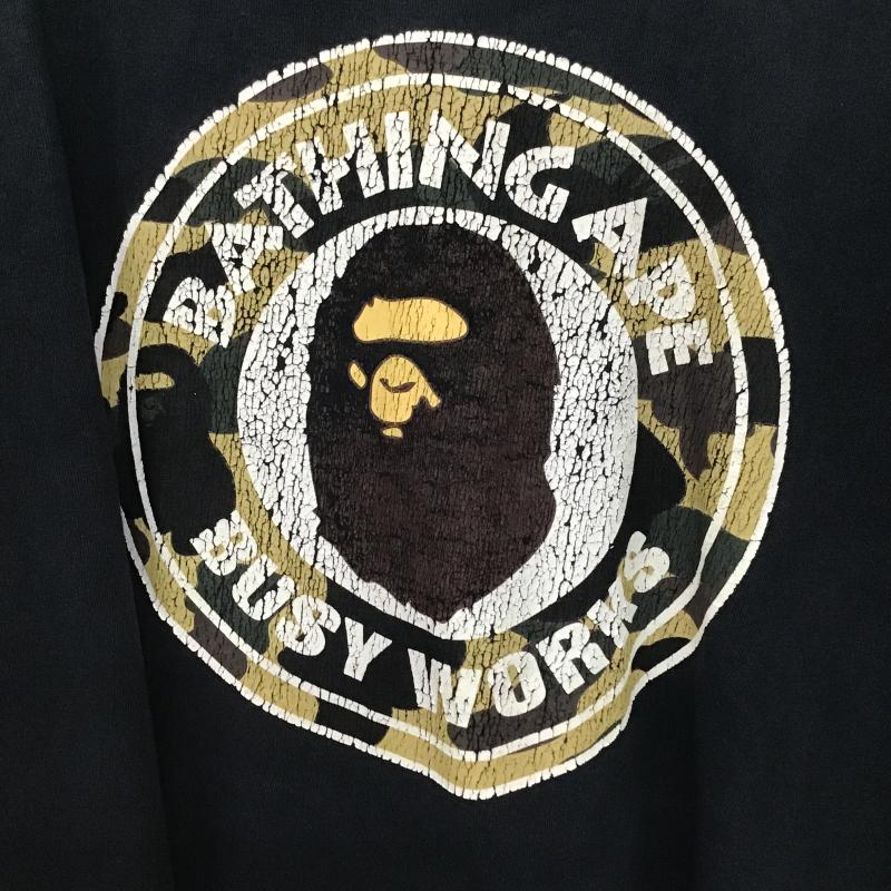 ベイプ BAPE Tシャツ 半袖 半袖カットソー プリントTシャツ クルーネックカットソー XXL プリント ダークグレー / ダークグレー / メンズ USED 古着 中古 10160330