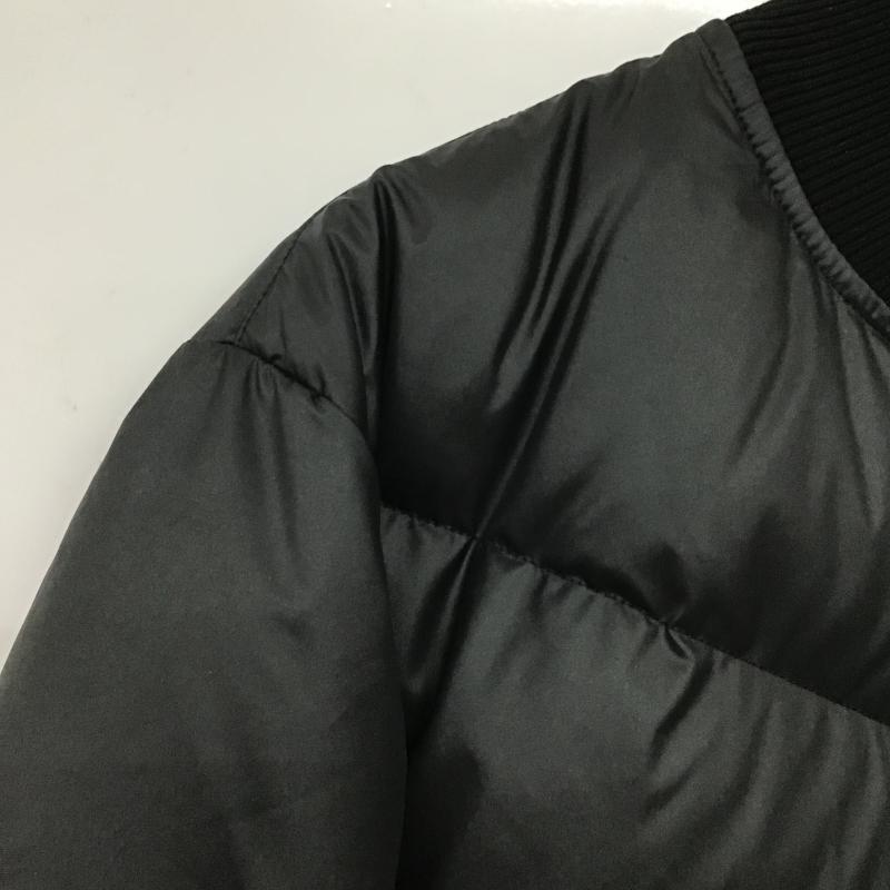 ナイキ NIKE ジャケット、上着 ジャンパー、ブルゾン ダウンジャケット アウター ジップアップジャケット XL ロゴ、文字 黒 / ブラック / black メンズ USED 古着 中古 10160331