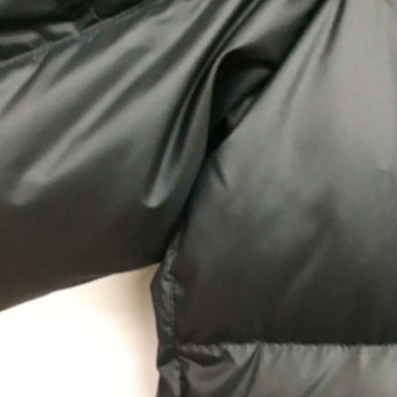 ナイキ NIKE ジャケット、上着 ジャンパー、ブルゾン ダウンジャケット アウター ジップアップジャケット XL ロゴ、文字 黒 / ブラック / black メンズ USED 古着 中古 10160331