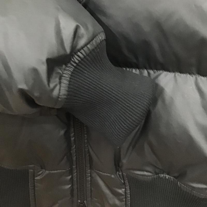 ナイキ NIKE ジャケット、上着 ジャンパー、ブルゾン ダウンジャケット アウター ジップアップジャケット XL ロゴ、文字 黒 / ブラック / black メンズ USED 古着 中古 10160331