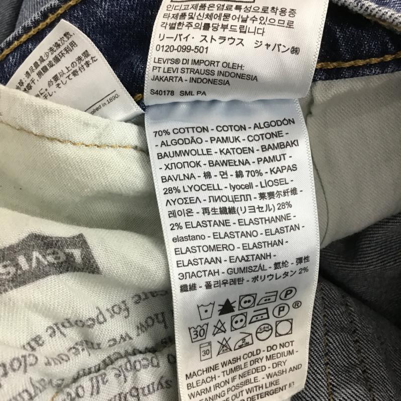 リーバイストラウスアンドコー Levi Strauss & co. パンツ デニム、ジーンズ デニムパンツ ワイドパンツ カジュアルパンツ ストレッチパンツ 36 無地 インディゴ / インディゴ / Indigo メンズ USED 古着 中古 10160332