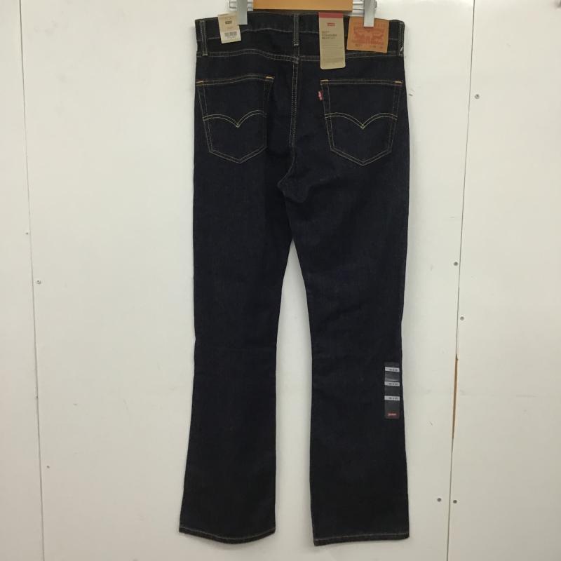 リーバイストラウスアンドコー Levi Strauss & co. パンツ デニム、ジーンズ デニムパンツ スリムパンツ カジュアルパンツ ストレッチパンツ 33インチ 無地 インディゴ / インディゴ / Indigo メンズ USED 古着 中古 10160333