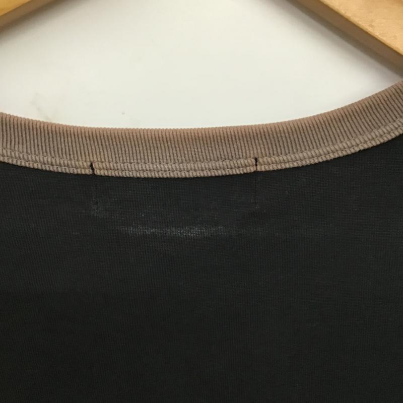 グラフペーパー Graphpaper カットソー 長袖 長袖カットソー 無地カットソー クルーネック 1 無地 黒 / ブラック / black メンズ USED 古着 中古 10160337