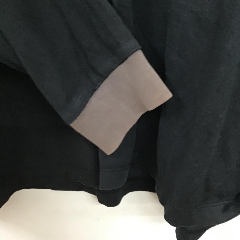 グラフペーパー Graphpaper カットソー 長袖 長袖カットソー 無地カットソー クルーネック 1 無地 黒 / ブラック / black メンズ USED 古着 中古 10160337