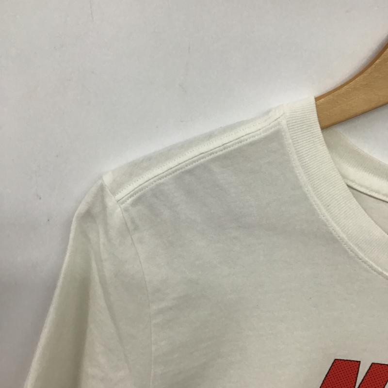 ナイキ NIKE Tシャツ 半袖 半袖カットソー プリントTシャツ クルーネックカットソー L プリント 白 / ホワイト / white メンズ USED 古着 中古 10160340