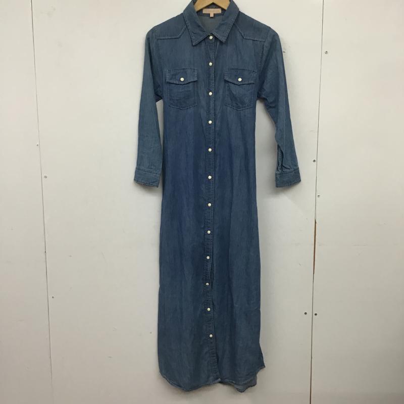 ビームス ハート BEAMS HEART ワンピース ロングスカート 0 無地 水色 / ライトブルー / レディース USED 古着 中古 10160341