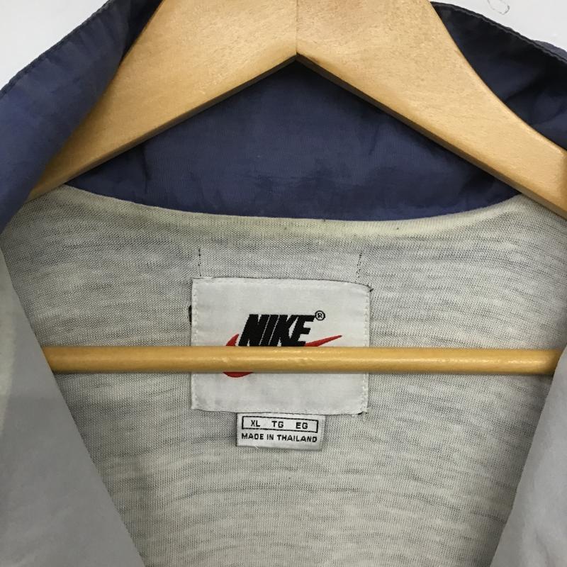 ナイキ NIKE ジャケット、上着 ジャンパー、ブルゾン ジップアップジャケット ナイロンジャケット アウター XL ロゴ、文字 マルチカラー / マルチカラー / multicolor メンズ USED 古着 中古 10160342